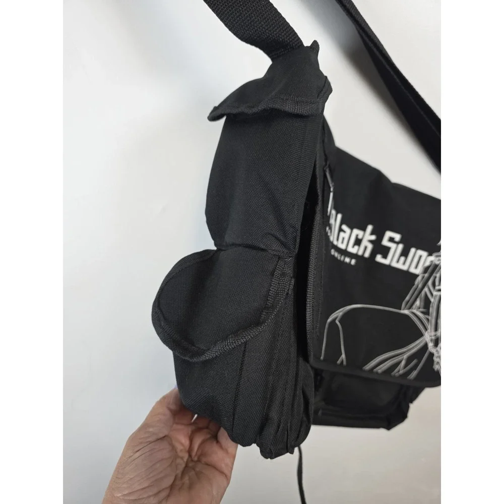 Sword Art Online Kirito Black Swordsman Anime Messenger Bag Cosplay Backpack